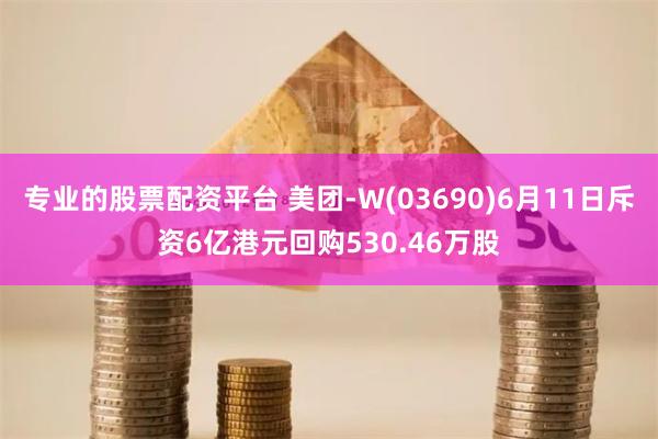 专业的股票配资平台 美团-W(03690)6月11日斥资6亿港元回购530.46万股