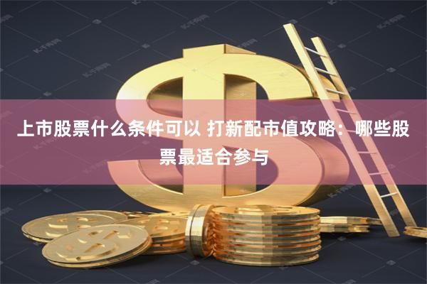 上市股票什么条件可以 打新配市值攻略：哪些股票最适合参与